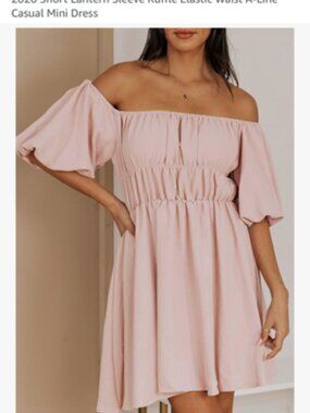 Dokotoo Off the Shoulder Pink Dress size XXL